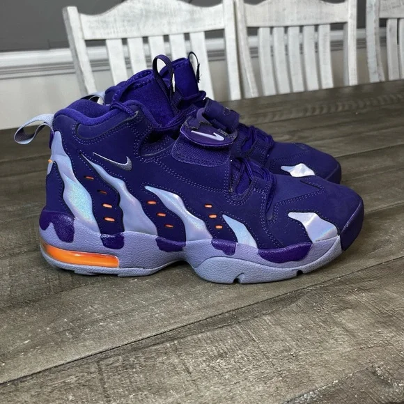Nike Air Max DT 96 Court Purple Atomic Orange Sneakers Sz 9 - Picture 2 of 5